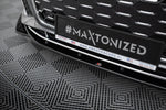 Maxton Parts - Frontlippe V.1 passend für Audi S5 / A5 S-Line F5 FL schwarz Hochglanz