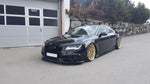 Maxton Parts - Frontlippe V.1 passend für Audi S7 / A7 S-Line C7 schwarz Hochglanz