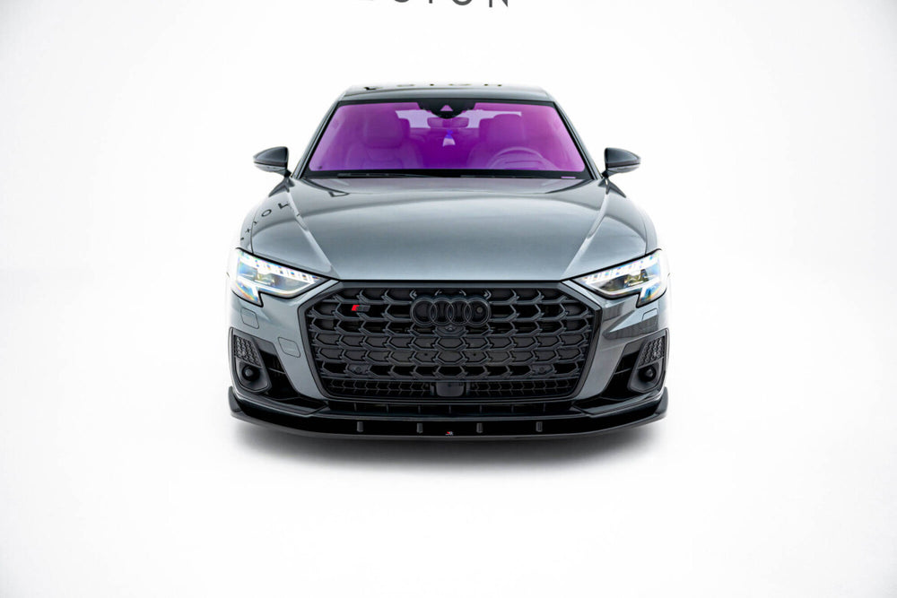 Maxton Parts - Frontlippe V.1 passend für Audi S8 / A8 S-Line D5 FL schwarz Hochglanz