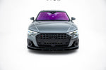 Maxton Parts - Frontlippe V.1 passend für Audi S8 / A8 S-Line D5 FL schwarz Hochglanz