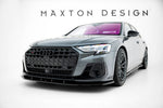 Maxton Parts - Frontlippe V.1 passend für Audi S8 / A8 S-Line D5 FL schwarz Hochglanz