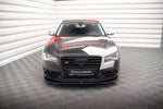Maxton Parts - Frontlippe V.1 passend für Audi S8 D4 schwarz Hochglanz