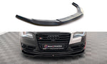 Maxton Parts - Frontlippe V.1 passend für Audi S8 D4 schwarz Hochglanz