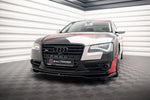 Maxton Parts - Frontlippe V.1 passend für Audi S8 D4 schwarz Hochglanz