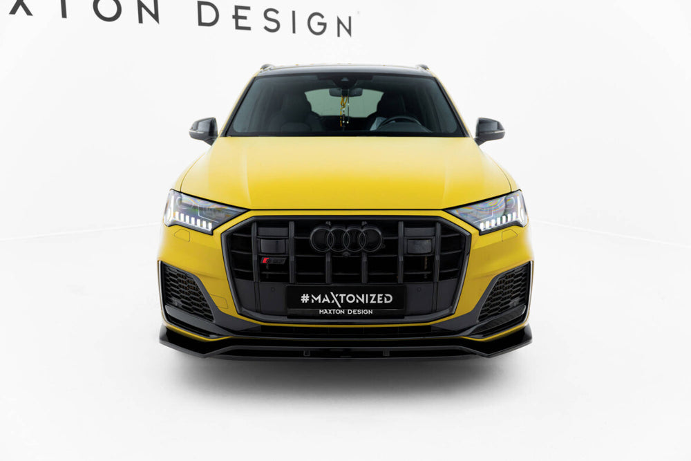 Maxton Parts - Frontlippe V.1 passend für Audi SQ7 /Q7 S-Line Mk2 (4M) FL schwarz Hochglanz