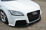 Maxton Parts - Frontlippe V.1 passend für Audi TT RS 8J schwarz matt
