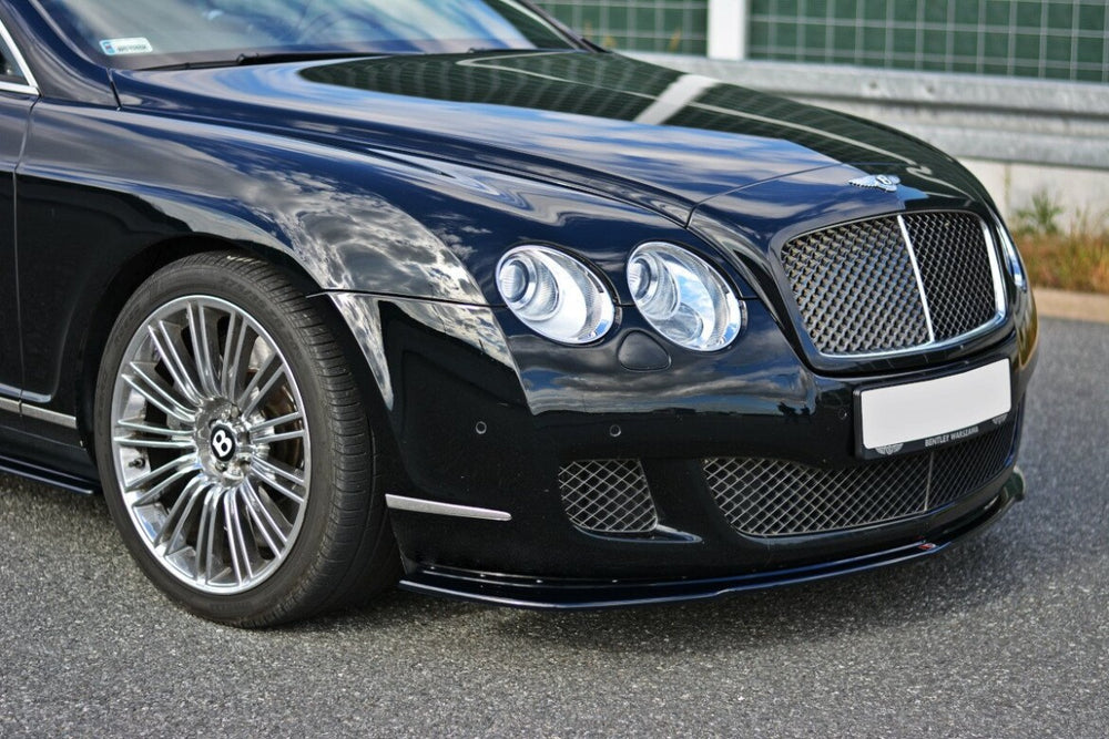 Maxton Parts - Frontlippe V.1 passend für BENTLEY CONTINENTAL GT schwarz Hochglanz