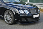 Maxton Parts - Frontlippe V.1 passend für BENTLEY CONTINENTAL GT schwarz Hochglanz