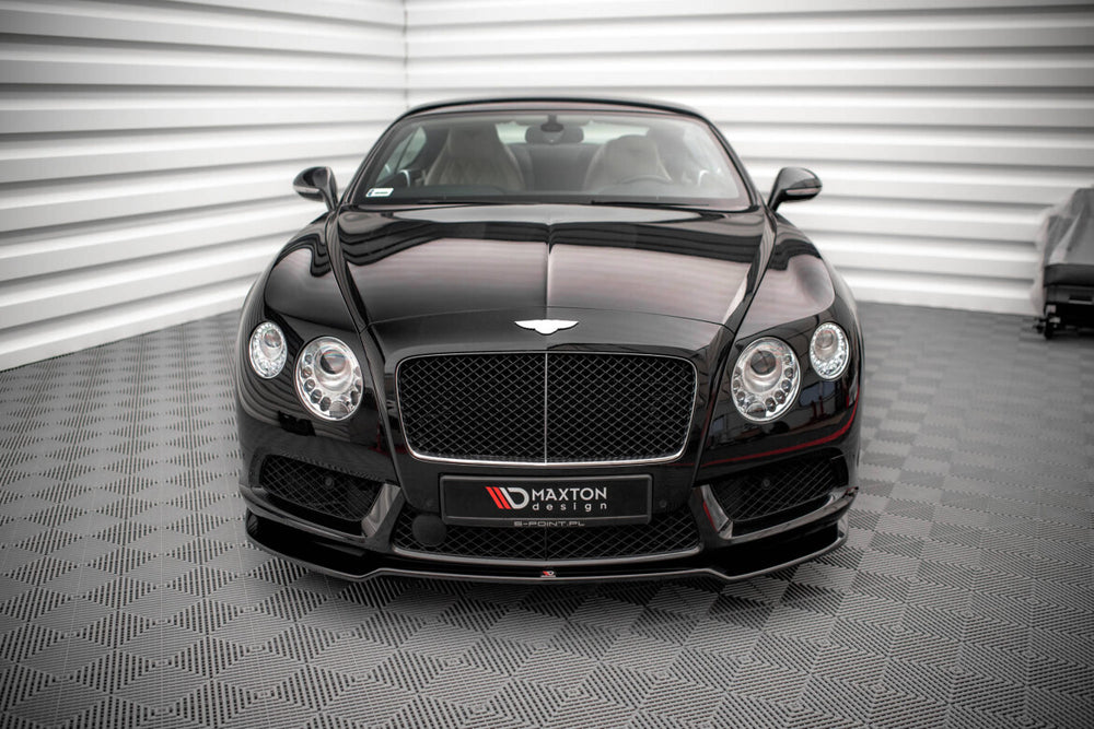 Maxton Parts - Frontlippe V.1 passend für Bentley Continental GT V8 S Mk2 schwarz Hochglanz
