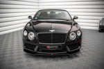 Maxton Parts - Frontlippe V.1 passend für Bentley Continental GT V8 S Mk2 schwarz Hochglanz