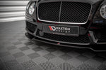 Maxton Parts - Frontlippe V.1 passend für Bentley Continental GT V8 S Mk2 schwarz Hochglanz