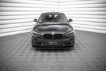 Maxton Parts - Frontlippe V.1 passend für BMW 1er F20 schwarz Hochglanz