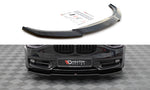 Maxton Parts - Frontlippe V.1 passend für BMW 1er F20 schwarz Hochglanz