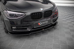 Maxton Parts - Frontlippe V.1 passend für BMW 1er F20 schwarz Hochglanz