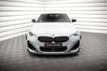 Maxton Parts - Frontlippe V.1 passend für BMW 2 Coupe M-Paket / M240i G42 schwarz Hochglanz