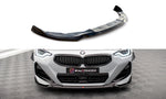 Maxton Parts - Frontlippe V.1 passend für BMW 2 Coupe M-Paket / M240i G42 schwarz Hochglanz