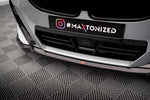 Maxton Parts - Frontlippe V.1 passend für BMW 2 Coupe M-Paket / M240i G42 schwarz Hochglanz