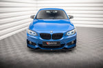 Maxton Parts - Frontlippe V.1 passend für BMW 2 M-Paket F22 schwarz Hochglanz