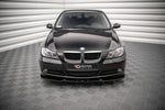 Maxton Parts - Frontlippe V.1 passend für BMW 3er E90 schwarz Hochglanz