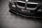 Maxton Parts - Frontlippe V.1 passend für BMW 3er E90 schwarz Hochglanz