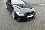 Maxton Parts - Frontlippe V.1 passend für BMW 3er E92 M Paket FL schwarz Hochglanz