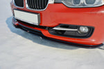 Maxton Parts - Frontlippe V.1 passend für BMW 3er F30 schwarz Hochglanz