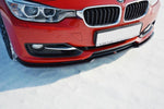 Maxton Parts - Frontlippe V.1 passend für BMW 3er F30 schwarz Hochglanz