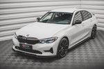 Maxton Parts - Frontlippe V.1 passend für BMW 3er G20 / G21 schwarz Hochglanz
