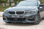 Maxton Parts - Frontlippe V.1 passend für BMW 3er M-Paket G20 schwarz Hochglanz