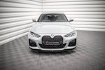 Maxton Parts - Frontlippe V.1 passend für BMW 4er / i4 Gran Coupe M-Paket / M440i G26 schwarz Hochglanz
