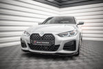 Maxton Parts - Frontlippe V.1 passend für BMW 4er / i4 Gran Coupe M-Paket / M440i G26 schwarz Hochglanz