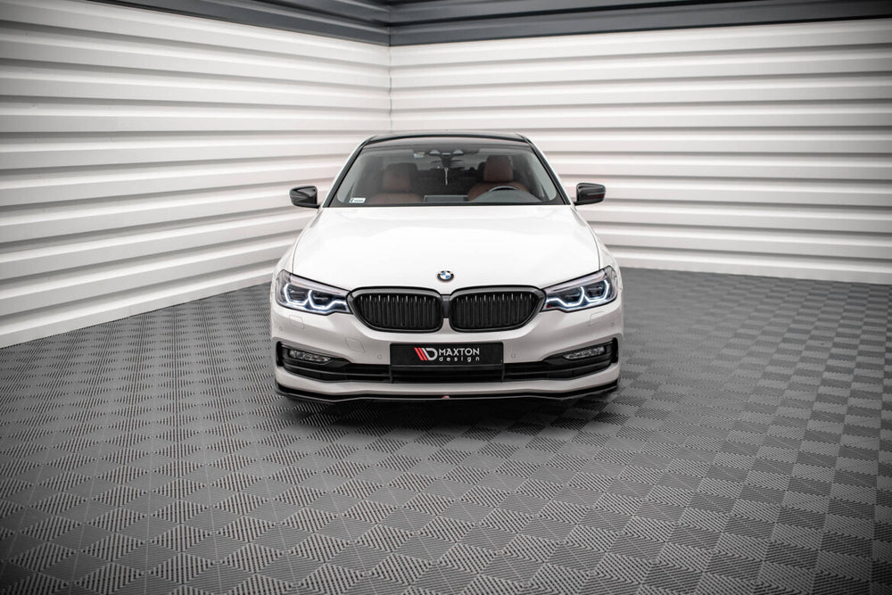 Maxton Parts - Frontlippe V.1 passend für BMW 5er G30 / G31 schwarz Hochglanz
