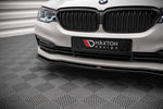 Maxton Parts - Frontlippe V.1 passend für BMW 5er G30 / G31 schwarz Hochglanz