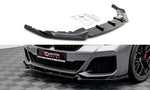 Maxton Parts - Frontlippe V.1 passend für BMW 5er M-Paket / M550i / M550d Limousine / Touring G30 / G31 FL schwarz Hochglanz
