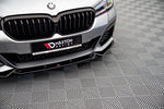 Maxton Parts - Frontlippe V.1 passend für BMW 5er M-Paket / M550i / M550d Limousine / Touring G30 / G31 FL schwarz Hochglanz