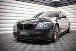 Maxton Parts - Frontlippe V.1 passend für BMW 7 M-Paket F01 schwarz Hochglanz
