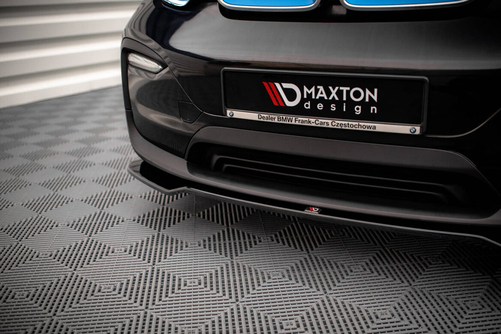 Maxton Parts - Frontlippe V.1 passend für BMW i3 S Mk1 FL schwarz Hochglanz