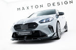 Maxton Parts - Frontlippe V.1 passend für BMW M135i M Performance F70 schwarz Hochglanz