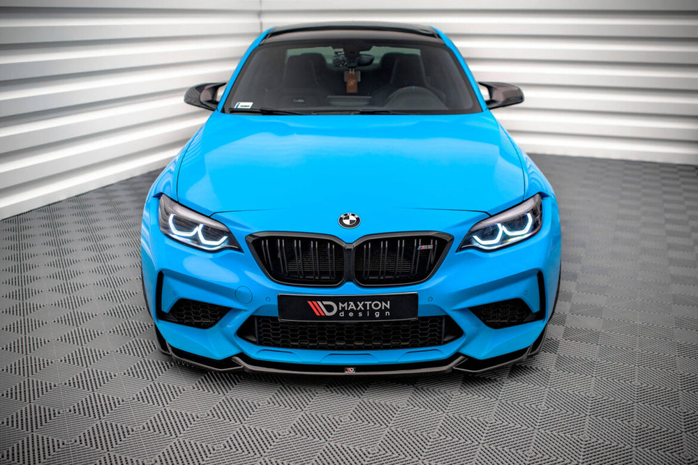 Maxton Parts - Frontlippe V.1 passend für BMW M2 Competition F87 schwarz Hochglanz