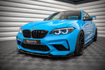 Maxton Parts - Frontlippe V.1 passend für BMW M2 Competition F87 schwarz Hochglanz