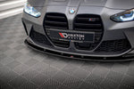 Maxton Parts - Frontlippe V.1 passend für BMW M3 / M4 G80 / G81 / G82 schwarz Hochglanz