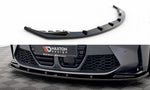 Maxton Parts - Frontlippe V.1 passend für BMW M3 / M4 G80 / G81 / G82 schwarz Hochglanz