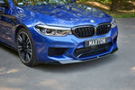 Maxton Parts - Frontlippe V.1 passend für BMW M5 F90 schwarz Hochglanz