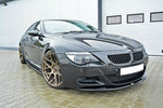 Maxton Parts - Frontlippe V.1 passend für BMW M6 E63 schwarz Hochglanz