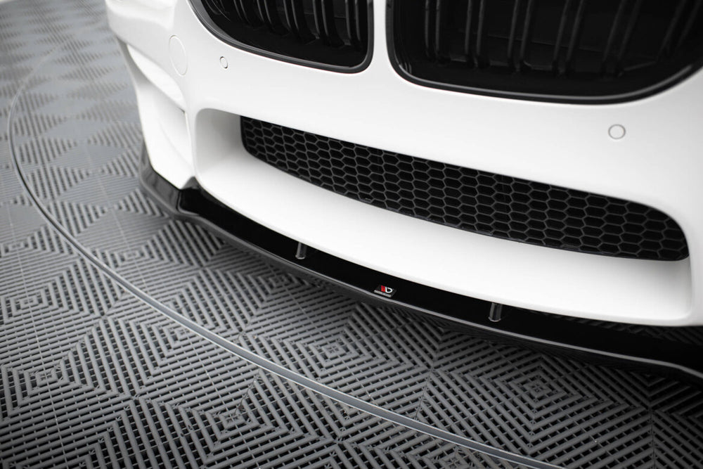 Maxton Parts - Frontlippe V.1 passend für BMW M6 Gran Coupe / Coupe / Cabriolet F06 / F13 / F12 schwarz Hochglanz