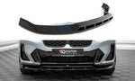 Maxton Parts - Frontlippe V.1 passend für BMW X4 M-Paket G02 FL schwarz Hochglanz