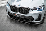 Maxton Parts - Frontlippe V.1 passend für BMW X4 M-Paket G02 FL schwarz Hochglanz