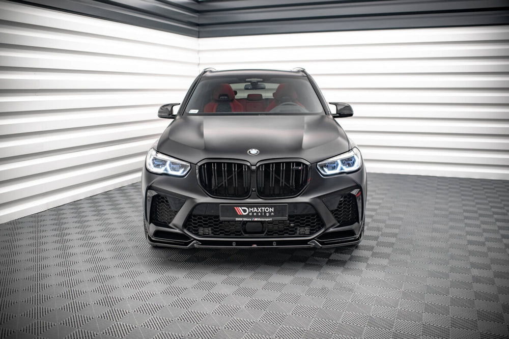 Maxton Parts - Frontlippe V.1 passend für BMW X5M F95 schwarz Hochglanz