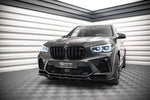 Maxton Parts - Frontlippe V.1 passend für BMW X5M F95 schwarz Hochglanz