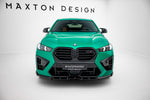 Maxton Parts - Frontlippe V.1 passend für BMW X6 M F96 FL schwarz Hochglanz